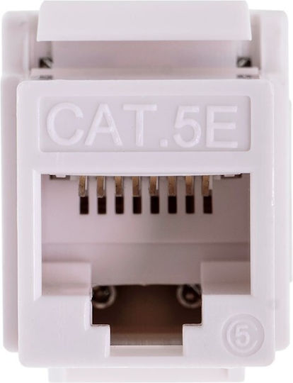 A-LAN MKN-U5-1 RJ45 Clip White 1τμχ MKN-U5-1