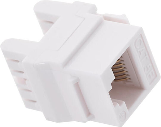 A-LAN MKN-U5-1 RJ45 Clip White 1τμχ MKN-U5-1
