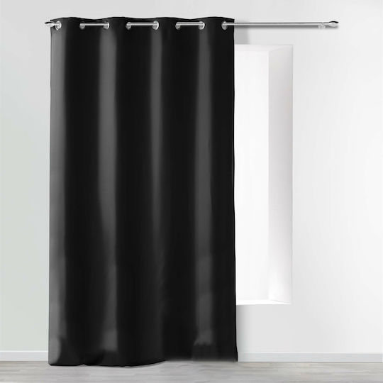 Perdea cu Capse L-c Absolu Neagră 140x260 cm