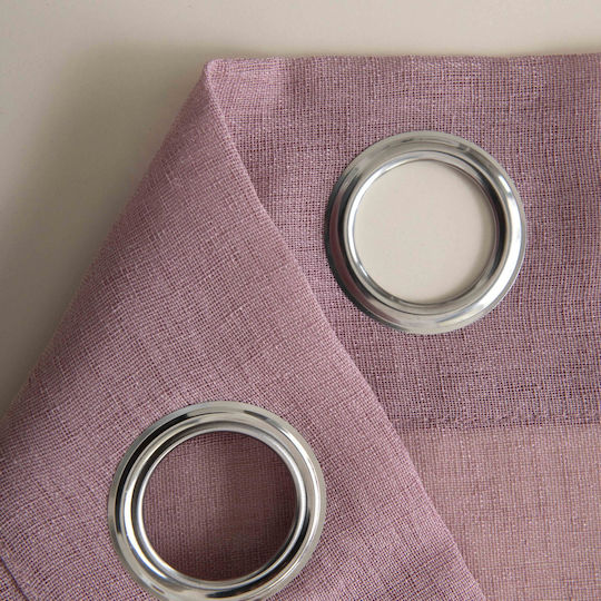 Beauty Home Vorhang mit Grommet Fit Art 8447 Rosa 8447-Pink 140x270cm