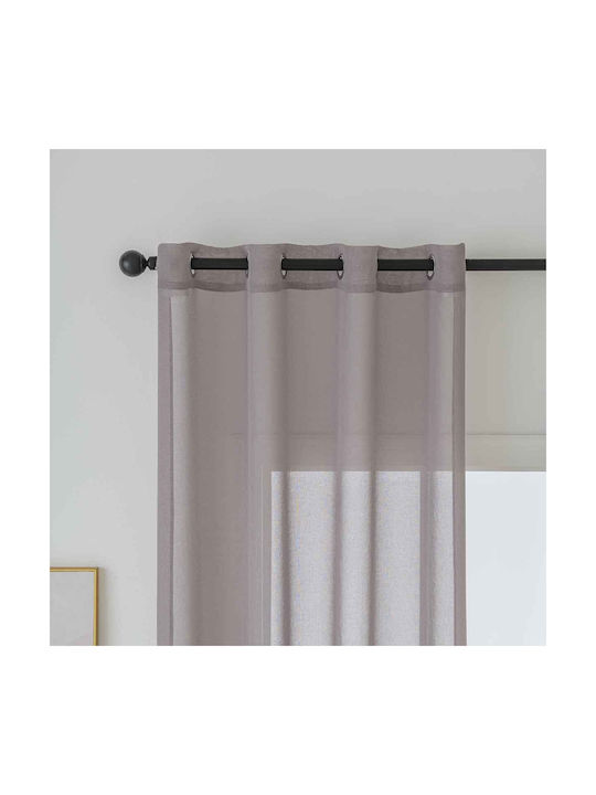 Beauty Home Завеса с Копчета Sharp Art 8448 Лилав 8448-Amethyst 140x270бр
