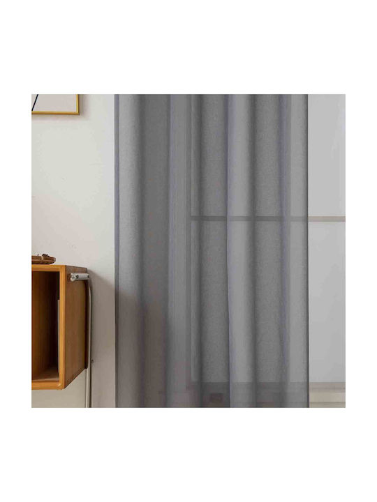Beauty Home Curtain with Grommet Sharp Art 8448 Gray 8448-Stone 140x270cm