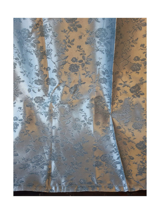 Curtain with Pencil Pleat Light Blue 270x280cm