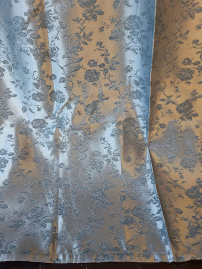 Mit Bleistiftfalten Hellblau 270x280cm Mit Bleistiftfalten Hellblau 270x280cm