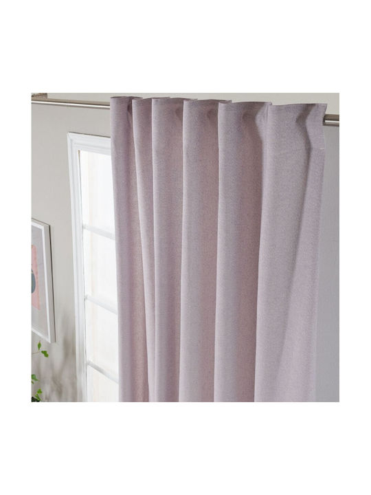 Teoran Curtain with Pencil Pleat Aragona 07 Lilac 140x260cm