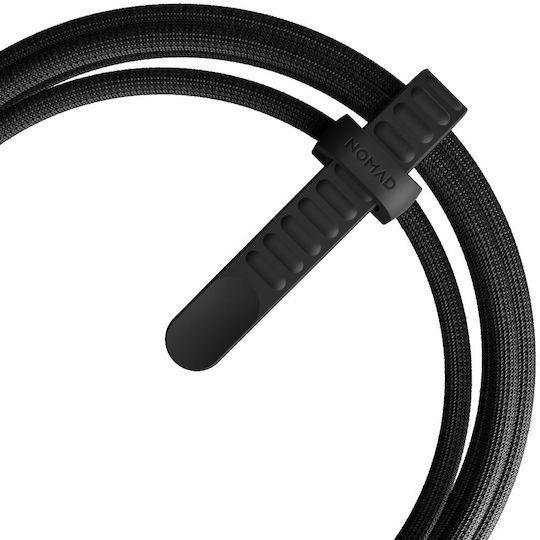 Nomad Kevlar Regular USB 2.0 Cablu USB-C bărbătesc - USB-C 240W Negru 1.5m