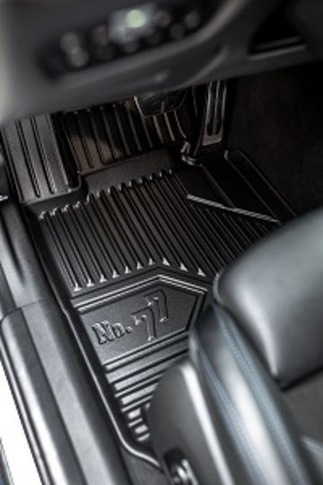 Frogum Set of Front and Rear Mats 4pcs for Nissan X-Trail 2021 Black