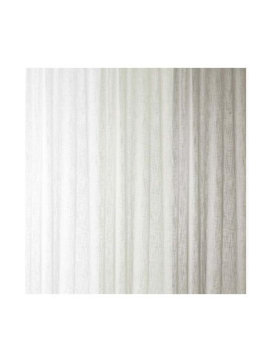 Viopros Curtain with Grommets Gray 140x270cm