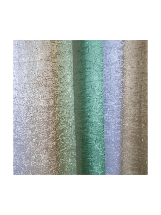 Viopros Blue Pencil Pleat Curtain 140x270cm
