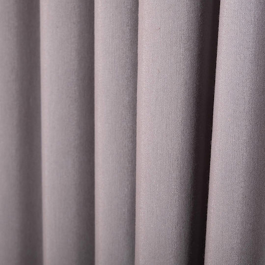 Viopros Curtain With Pencil Pleat Gray 270x280cm