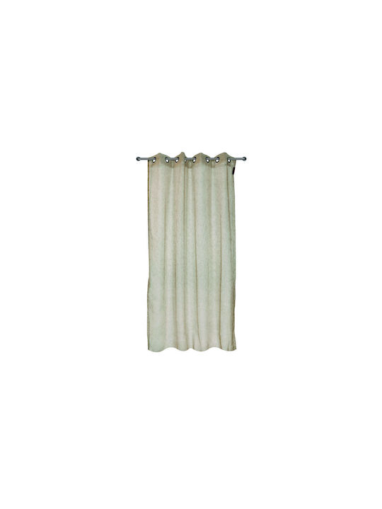 Pierre Cardin Κουρτίνα με Τρουκς Rasmir Brown 140x270εκ.