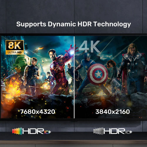 Unitek HDMI 2.1 Ultra High Speed 48Gbps 4K 120Hz HDR VRR Cable HDMI Male - HDMI Male 3m Black
