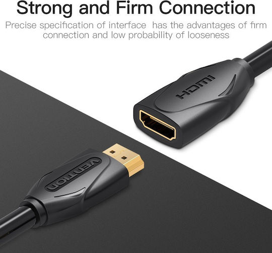 Vention HDMI 2.0 Premium High Speed 4K 60Hz HDR Cable HDMI Male - HDMI Male 0.5m Black