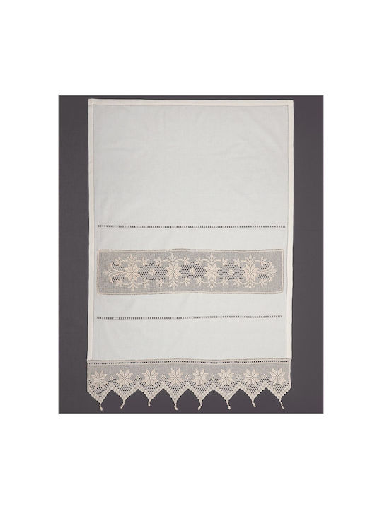 Silk Fashion Κουρτίνα Παραθύρου με Τούνελ 021 Ecru 90x130εκ.