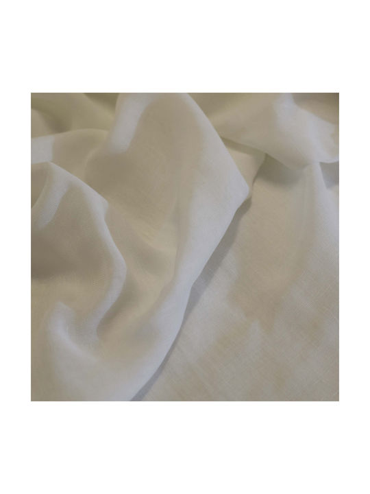 Decocraft Curtain with Pencil Pleat Linenlook Ecru 140x270cm