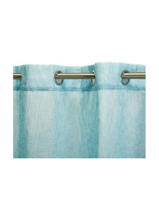 Whitegg Curtain with Grommet K006 3 Blue 270x280cm