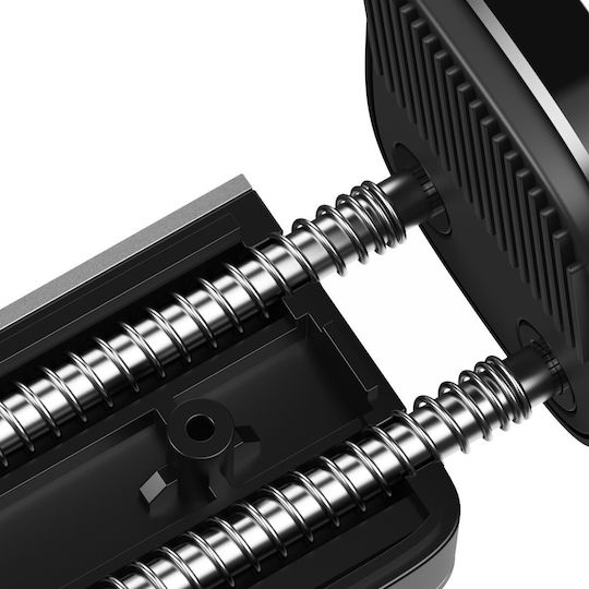 Baseus Cannon Βάση Κινητού Αυτοκινήτου 4.7" - 6.5" με Ρυθμιζόμενα Άγκιστρα Μαύρη