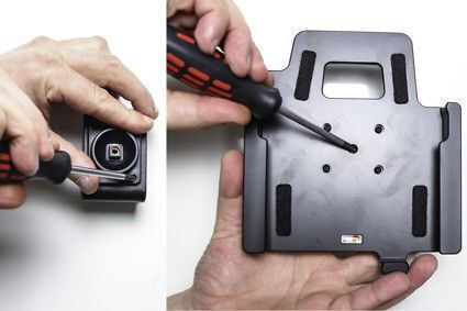 Brodit Brodit Car Mobile & Tablet Mount with Adjustable Hooks Black