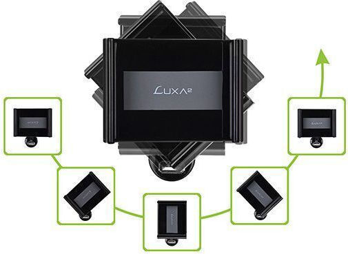 Thermaltake Cigar Clip Universal & Car Charger Mount Holder Βάση Κινητού Αυτοκινήτου με Ρυθμιζόμενα Άγκιστρα και Ασύρματη Φόρτιση Καφέ