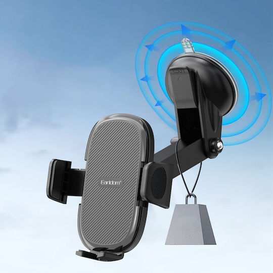 Earldom Car Mobile Mount with Adjustable Hooks Black
