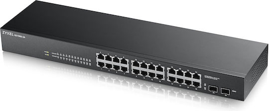 Zyxel GS1900-24 v1 Managed L2 Switch με 24 Θύρες Gigabit (1Gbps) Ethernet και 2 SFP Θύρες