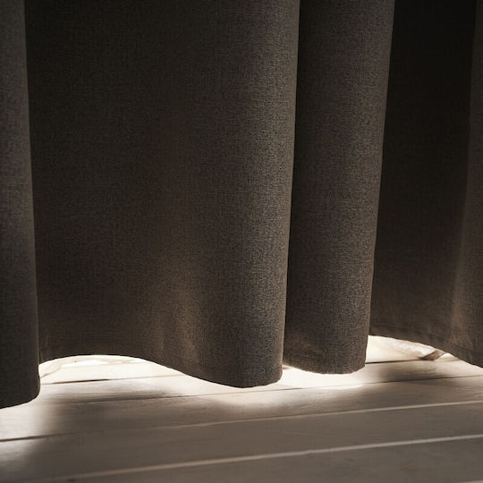 Gofis Home Curtain Blackout with Pencil Pleat Nap 129 Beige 2004129470230 155x280cm