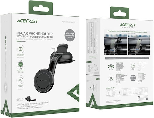 Acefast Suport Auto pentru Telefon cu magnet Neagră