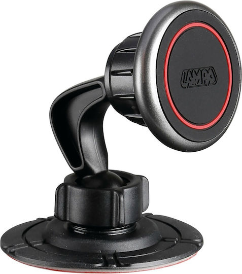Lampa Magneto Stick Βάση Κινητού Αυτοκινήτου με Μαγνήτη Ασημί