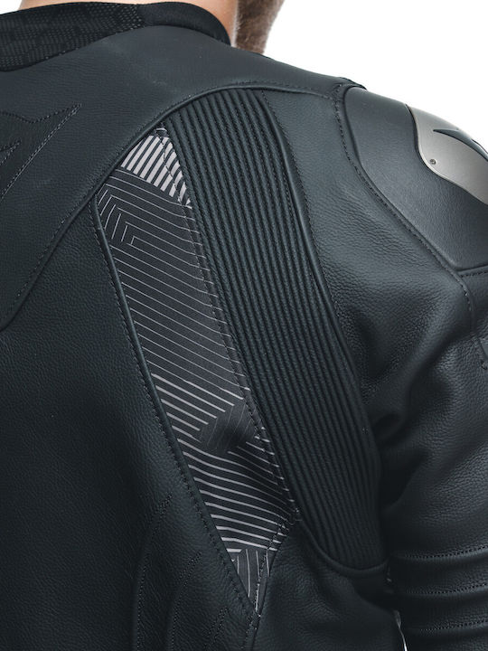 Dainese Avro 5 Winter Men's Motorcycle Jacket Leather Black / Anthracite