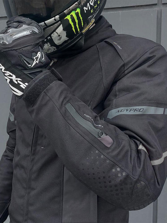 AGVpro X-Pro Men's Motorcycle Jacket 4 Seasons Waterproof Black