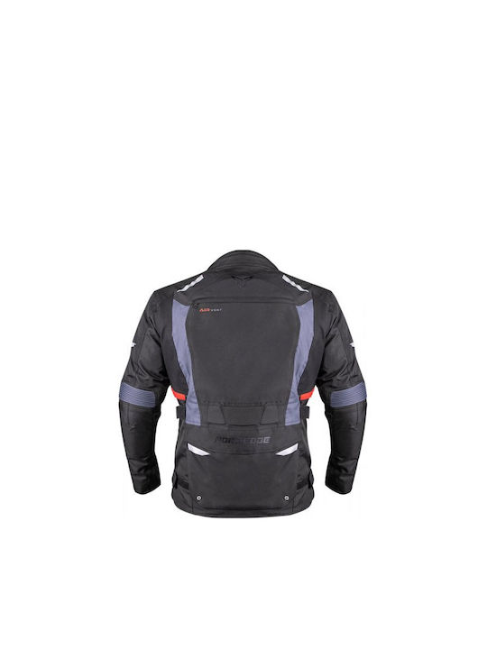 Force Bărbătesc Geacă de motocicletă 4 Sezoane Waterproof Negru/gri
