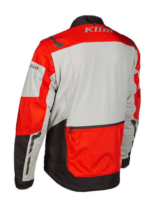 Klim Dakar Men's Motorcycle Jacket 4 Seasons Monument Gray - Redrock