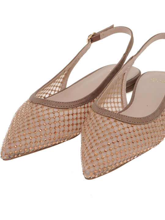 Miami 222 Pantofi balerini pentru femei Slingback in Auriu Culori
