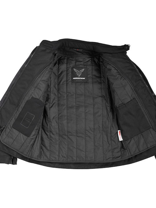 Nordcode Dust Oversize Men's Motorcycle Jacket 4 Seasons Waterproof Black