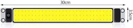 Led Vehicle Ceiling Light Strong Light 87 Led Cob 8700lm 12/24v Switch 2 Pieces Tc-179