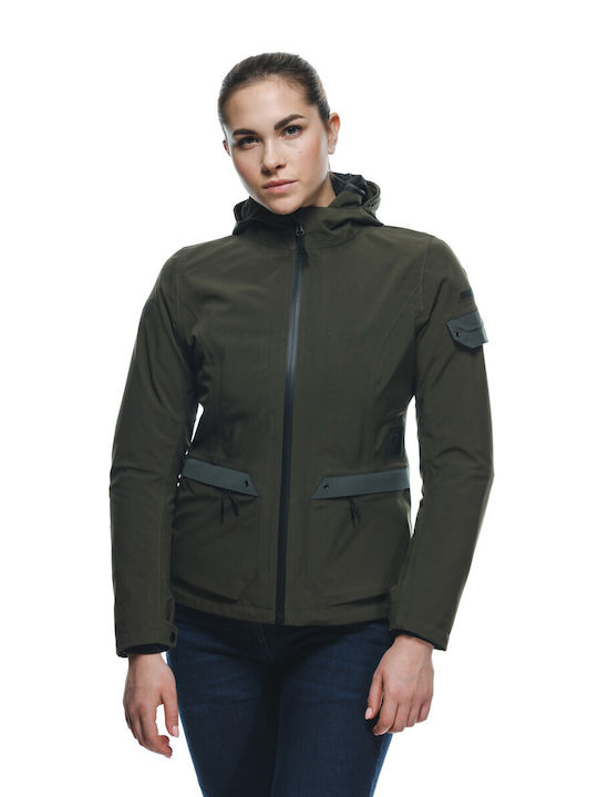 Dainese Centrale Absøluteshell Pro Jacket Ανδρικό Μπουφάν Μηχανής 4 Εποχών Πράσινο