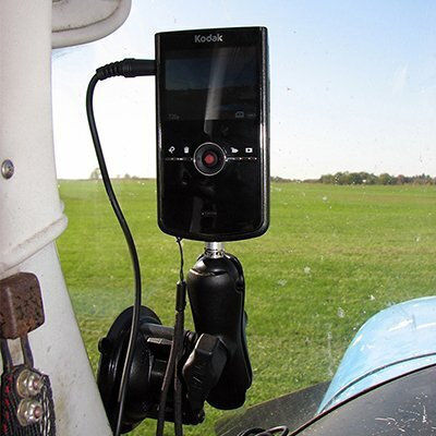 RAM Mount Βάση Κινητού Αυτοκινήτου με Ρυθμιζόμενα Άγκιστρα Μαύρη