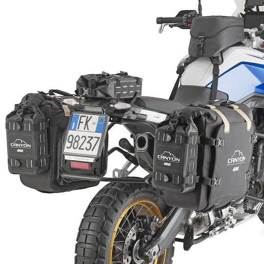 Givi Canyon Πλαϊνή Βαλίτσα Μοτοσυκλέτας 4lt σε Μαύρο Χρώμα