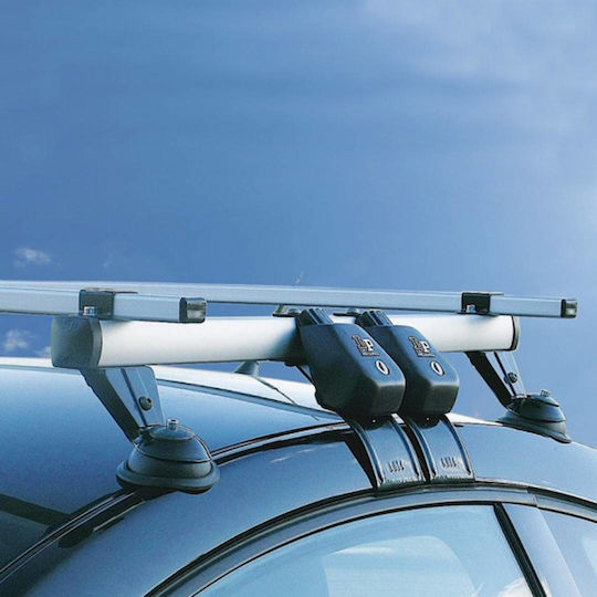 La Prealpina Таванни Стелки За Автомобил Стоманени Calypso За Toyota Auris 3D 2007-2012 Комплект С Крака Сребристи