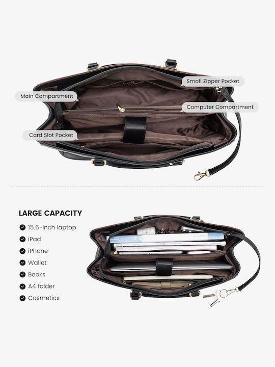 Lovevook Tasche für Laptop 15.6" Black/Coffee WB1476