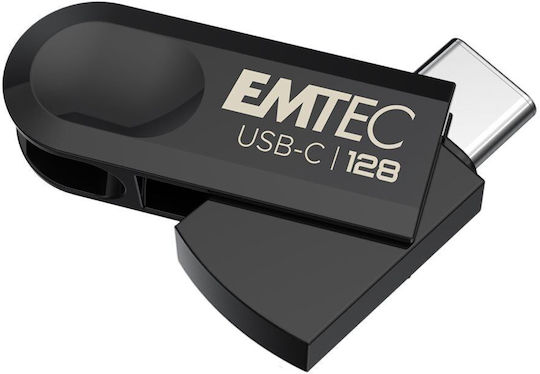 Emtec 128GB USB 3.2 Stick Schwarz