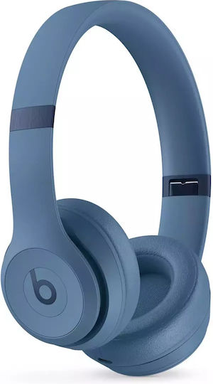 Beats Solo 4 Wireless / Wired On Ear Headphones with 50 hours of Operation and Quick Charge Slate Blue