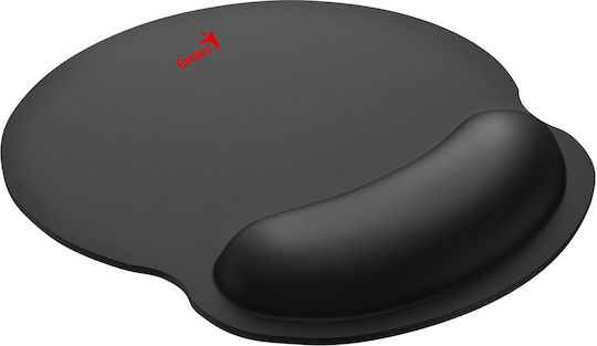 Genius WMP100 Mouse Pad (250mm) με Στήριξη Καρπού Μαύρο 31250011400