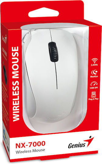 Genius NX-7000 Kabellos Maus Weiß