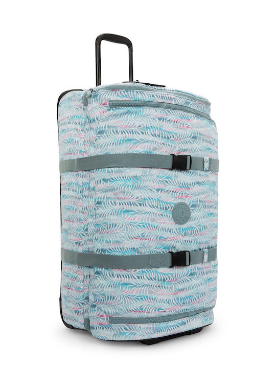 Kipling Valiză Mare De Călătorie Din Material Textil Palmtree Leaves Cu 4 Roți Înălțime 76 Cm