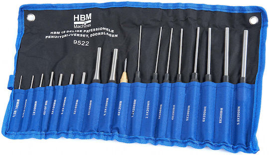 HBM Machines 9522 Σετ Εργαλεία Χειρός 18τμχ