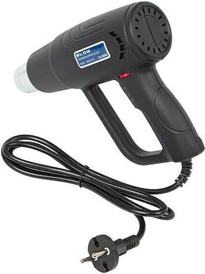 Blow 14-233 Πιστόλι Θερμού Αέρα 2000W με Ρύθμιση Θερμοκρασίας εως και 350°C