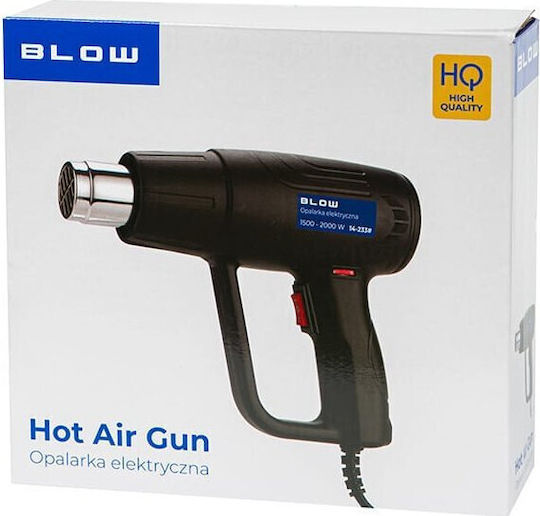 Blow 14-233 Πιστόλι Θερμού Αέρα 2000W με Ρύθμιση Θερμοκρασίας εως και 350°C