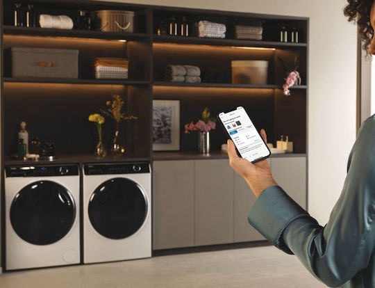 Haier Πλυντήριο Ρούχων 8kg με Τεχνολογία Ατμού 1400 Στροφών Smart Dual Spray HW80-B14959U1