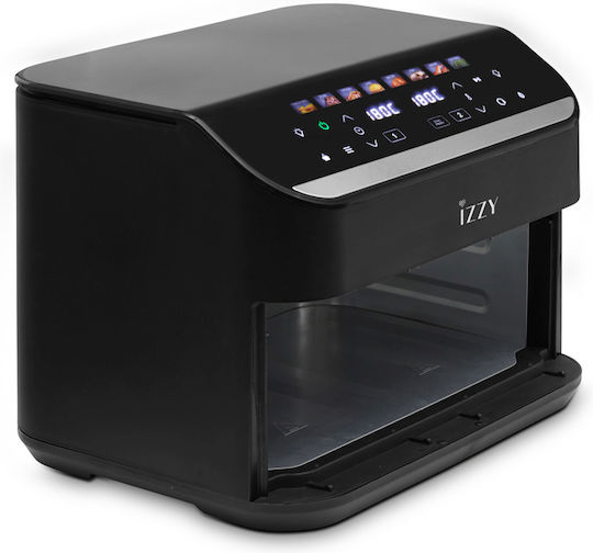 Izzy Air Fryer with Double Detachable Bucket 11lt Black IZ-8260
